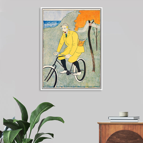 "Man Riding Bicycle (1894)", Edward Penfield