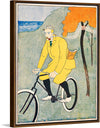 "Man Riding Bicycle (1894)", Edward Penfield