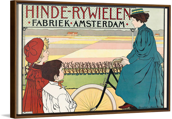 "Hinde-Rijwielen Fabriek Amsterdam (1896-1898)", by Johann Georg van Caspel.