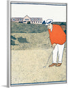 "Man Playing Golf (ca. 1890-1907)", Edward Penfield