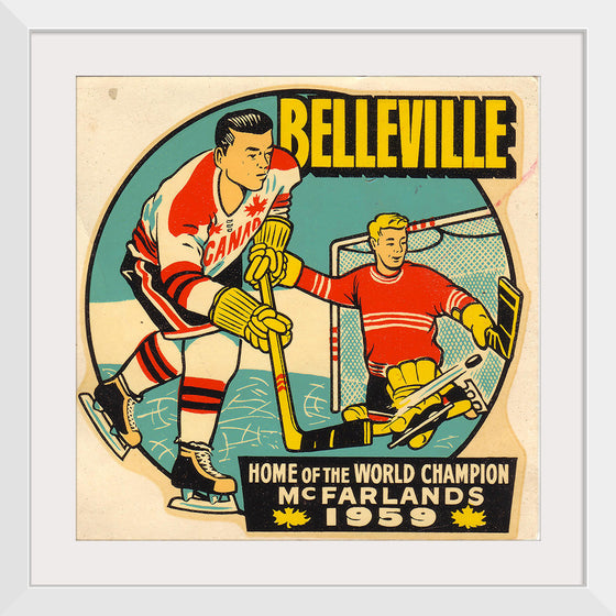 "Belleville, Home of the World Champion McFarlands, 1959"