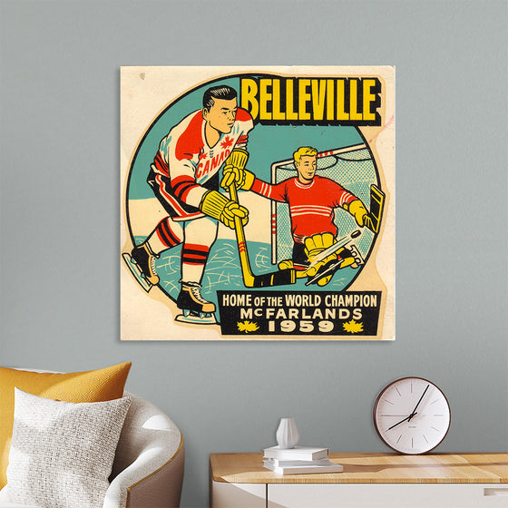 "Belleville, Home of the World Champion McFarlands, 1959"