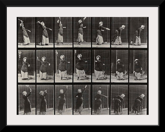 "Lawn Tennis, Serving", Edweard Muybridge