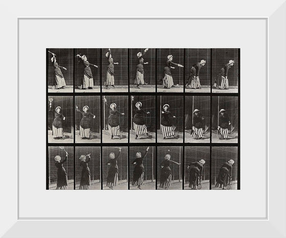 "Lawn Tennis, Serving", Edweard Muybridge