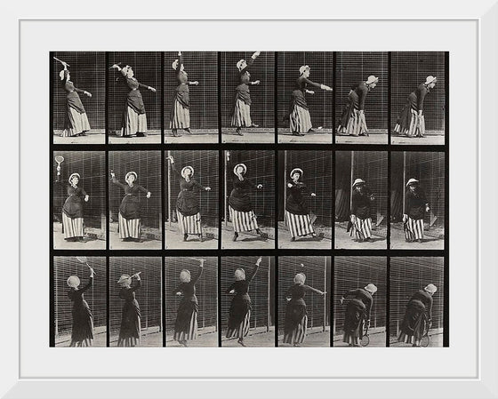 "Lawn Tennis, Serving", Edweard Muybridge