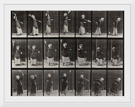 "Lawn Tennis, Serving", Edweard Muybridge