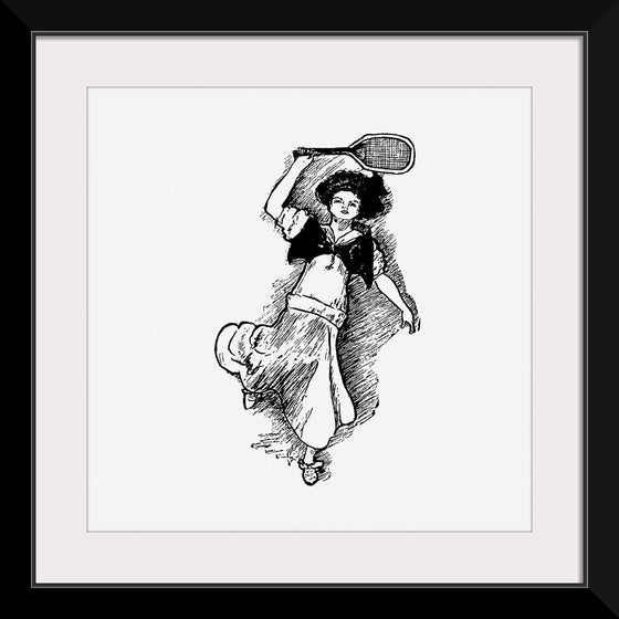 "Woman & Racquet"