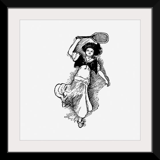 "Woman & Racquet"