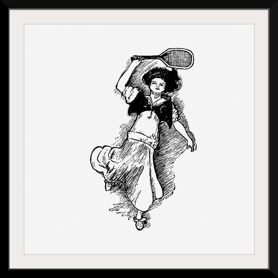 "Woman & Racquet"