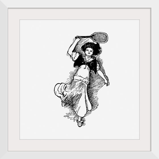 "Woman & Racquet"