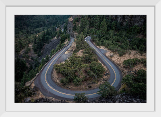 "Curvy Highway at Rowena Crest Viewpoint", Justin Luebke