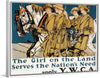 "The girl on the land serves the nation's need (1918)", Edward Penfield