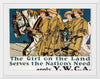 "The girl on the land serves the nation's need (1918)", Edward Penfield