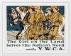 "The girl on the land serves the nation's need (1918)", Edward Penfield