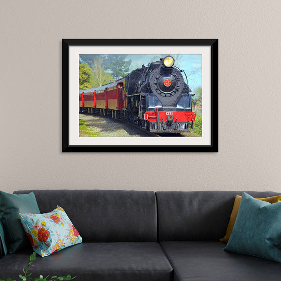 "Train on Railroad"