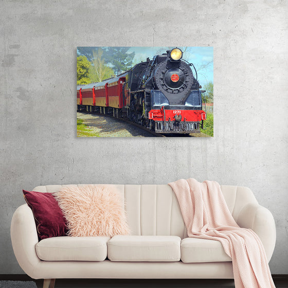 "Train on Railroad"