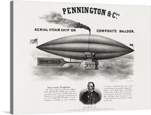  “Composite balloon, aesthetic lithograph” is a beautiful and unique print that captures the essence of early aviation. The print features a black and white lithograph of a composite balloon, which was a type of hot air balloon that used steam to power its flight.