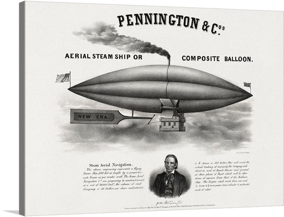 “Composite balloon, aesthetic lithograph” is a beautiful and unique print that captures the essence of early aviation. The print features a black and white lithograph of a composite balloon, which was a type of hot air balloon that used steam to power its flight.