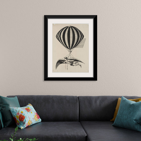 "Vintage Aerialist and Balloon"