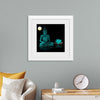 "Buddha Statue in Teal"