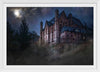 "Mystical Castle in Dark Forest"