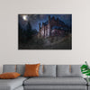 "Mystical Castle in Dark Forest"