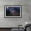 "Mystical Castle in Dark Forest"