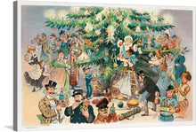 “Christmas Tree” by J. Ottman is a delightful print that captures the joy and wonder of the holiday season. The colorful and detailed illustration depicts a Christmas tree decorated with ornaments, candles, and a star on top.