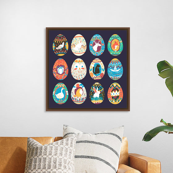 "Easter Festival Painted Eggs Collection"