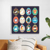 "Easter Festival Painted Eggs Collection"