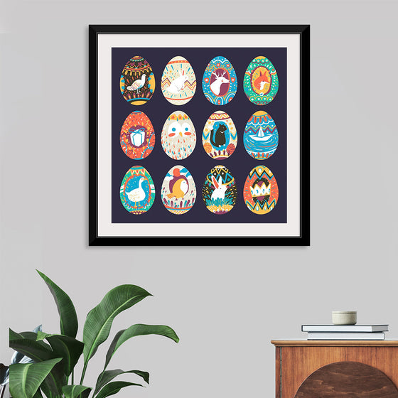 "Easter Festival Painted Eggs Collection"