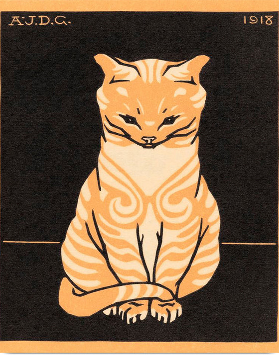 "Sitting Cat (1918)", Julie de Graag