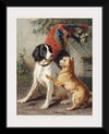 "Two Dogs by a Kennel", Conradijn Cunaeus