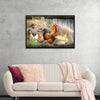 "Rooster and Chicks"