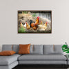 "Rooster and Chicks"