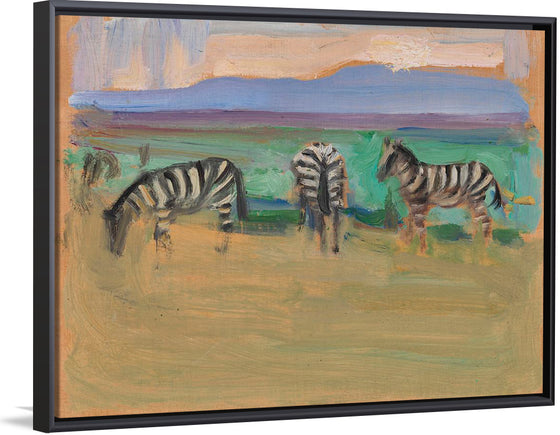 "Zebras (1909)", Akseli Gallen-Kallela