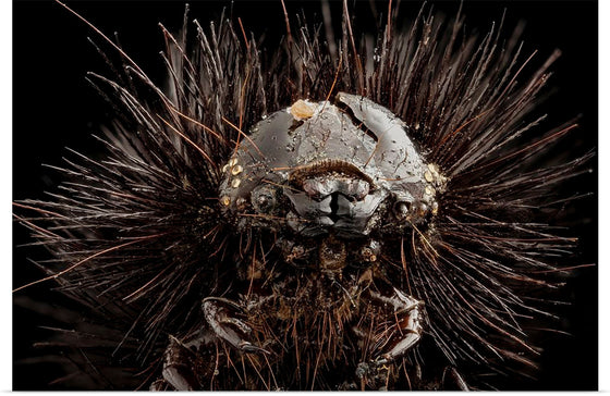 "Dried Up Old Giant Leopard Moth Caterpillar"