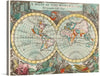 Step into the past and adorn your space with the historical splendor of "A Map of the World (1682)" by John Playford, now available as an exquisite print. John Playford, a 17th-century English cartographer, navigated the realms of both music and maps, leaving an enduring legacy through his intricate maps and influential contributions to the world of dance and music publishing during the Restoration period.