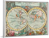 "A Map of the World (1682)", John Playford