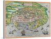 Step back in time with this exquisite print of a historical map, showcasing the majestic city of Alexandria. Every detail, from the intricate illustrations of ships navigating the Mediterranean Sea to the lush green landscapes surrounding the fortified city, is captured with impeccable precision. The vibrant hues and meticulous craftsmanship make this artwork a timeless piece that will not only adorn your walls but transport you to an era where art and history intertwine seamlessly.