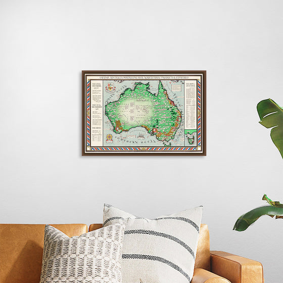 "A Map of Australia (1930)",  MacDonald Gil