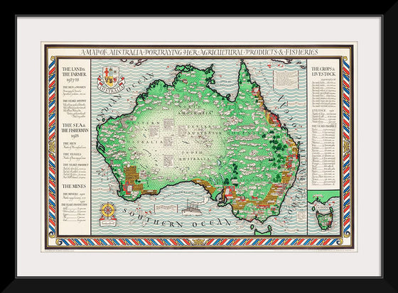 "A Map of Australia (1930)",  MacDonald Gil