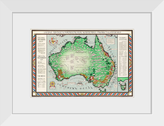 "A Map of Australia (1930)",  MacDonald Gil