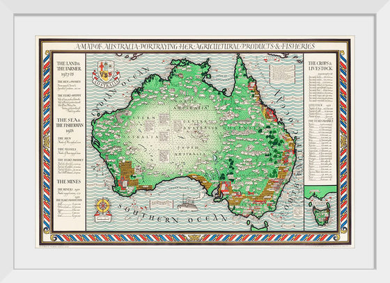 "A Map of Australia (1930)",  MacDonald Gil