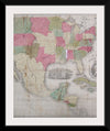 "1854 Map of USA Mexico", Case Tiffany & Co