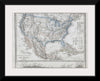 "1862 Stieler Map of the United States", Justus Perthes and Stieler