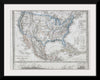 "1862 Stieler Map of the United States", Justus Perthes and Stieler