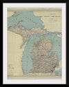 "Map of the State of Michigan (1888)"