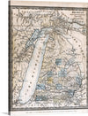 Step back in time with this exquisite print of an antique map of Michigan, meticulously detailed and beautifully aged to perfection. Every line, curve, and letter tells a story of a bygone era, offering not just a piece of art but a slice of history to adorn your walls. The intricate details showcase the Great Lakes and surrounding areas with an authenticity that transports you to the 19th century.