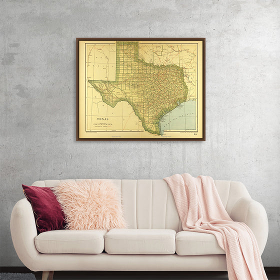 "Map of Texas (1894)"